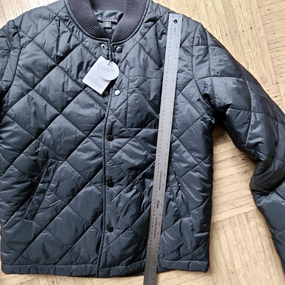 New Black enTHREAD Quilted Jacket Medium BNWT - Picture 6 of 6